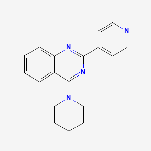 4-(Piperidin-1-yl)-2-(pyridin-4-yl)quinazoline