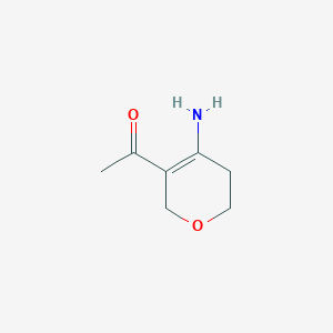 1-(4-amino-3,6-dihydro-2H-pyran-5-yl)ethanone