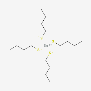 molecular formula C16H36S4Sn B13820267 1-Butanethiol,tin salt 