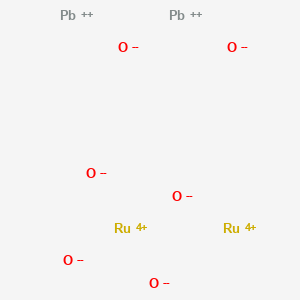 molecular formula O6Pb2Ru2 B13820271 Lead(2+);oxygen(2-);ruthenium(4+) 