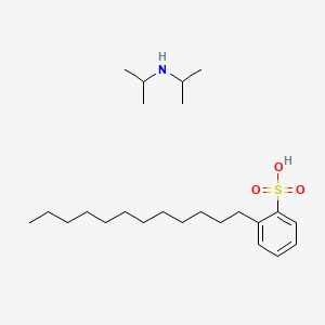 2-dodecylbenzenesulfonic acid;N-propan-2-ylpropan-2-amine