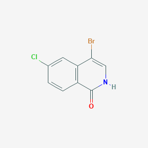 4-Bromo-6-chloroisoquinolin-1(2H)-one