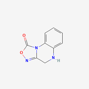 molecular formula C9H7N3O2 B13820300 4,5-Dihydro-[1,2,4]oxadiazolo[4,3-a]quinoxalin-1-one 