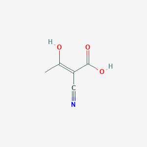 2-Cyano-3-hydroxybut-2-enoic acid