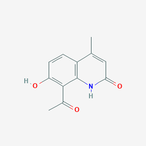 8-acetyl-7-hydroxy-4-methyl-1H-quinolin-2-one