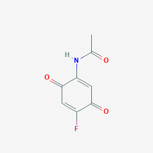 N-(4-fluoro-3,6-dioxocyclohexa-1,4-dien-1-yl)acetamide