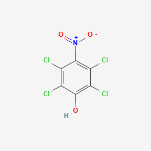 molecular formula C6HCl4NO3 B13820378 4-Nitro-2,3,5,6-tetrachlorophenol CAS No. 4824-72-0