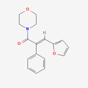 (2E)-3-(furan-2-yl)-1-(morpholin-4-yl)-2-phenylprop-2-en-1-one