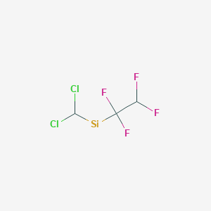 molecular formula C3H2Cl2F4Si B13820426 CID 21114836 