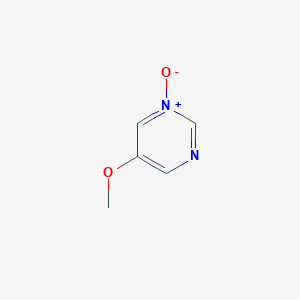 molecular formula C5H6N2O2 B13820462 5-Methoxy-1-oxidopyrimidin-1-ium 