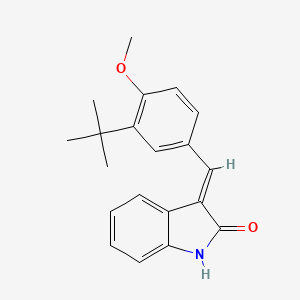 3-(3-tert-Butyl-4-methoxybenzylidenyl)-indolin-2-one