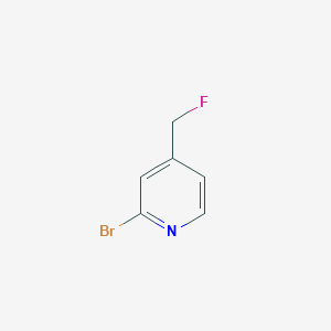 2-Bromo-4-(fluoromethyl)pyridine