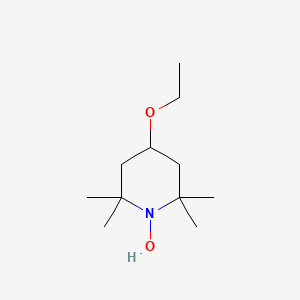 molecular formula C11H23NO2 B13820516 4-Ethoxy-1-hydroxy-2,2,6,6-tetramethylpiperidine 