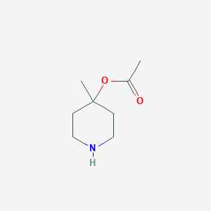 4-Piperidinol,4-methyl-,acetate(ester)(9CI)