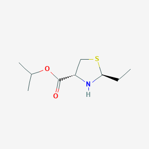 propan-2-yl (2S,4R)-2-ethyl-1,3-thiazolidine-4-carboxylate