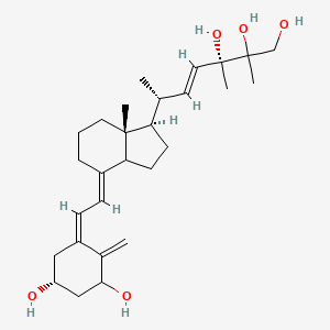 4-Heptene-1,2,3-triol,6-[(1r,3as,4e,7ar)-4-[(2Z)-2-[(3S,5R)-3,5-dihydroxy-2-methylenecyclohexylidene]ethylidene]octahydro-7a-methyl-1H-inden-1-yl]-2,3-dimethyl-,(3R,4E,6R)-