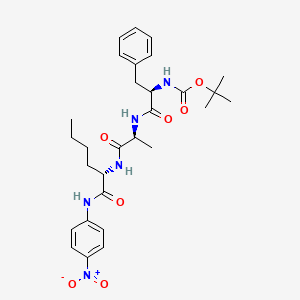 molecular formula C29H39N5O7 B13820609 N-T-Boc-D-Phe-Ala-Nle P-Nitroanilide 