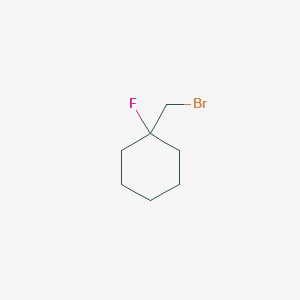 molecular formula C7H12BrF B1382063 1-(溴甲基)-1-氟环己烷 CAS No. 17171-00-5