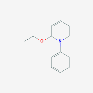 molecular formula C13H15NO B13820646 2-Ethoxy-1-phenyl-1,2-dihydropyridine 