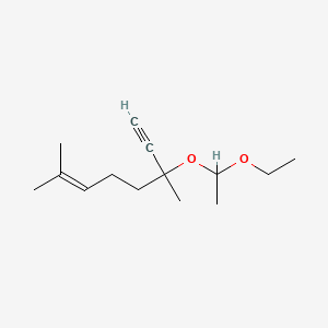 molecular formula C14H24O2 B13820662 3-(1-Ethoxyethoxy)-3,7-dimethyloct-6-ene-1-yne CAS No. 31180-77-5