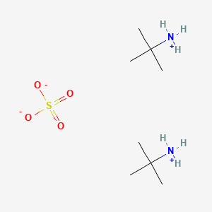 molecular formula C8H24N2O4S B13820685 Bis(t-butylammonium) sulfate 