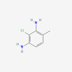 molecular formula C7H9ClN2 B13820686 1,3-Benzenediamine, 2-chloro-4-methyl- CAS No. 43216-73-5