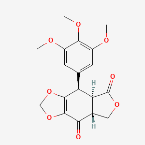 molecular formula C18H18O8 B13820692 Podophyllotoxinone 