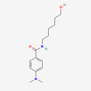 molecular formula C15H24N2O2 B1382070 Benzamide, 4-(dimethylamino)-N-(6-hydroxyhexyl)- CAS No. 792936-62-0