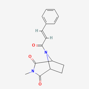 3-Methyl-8-cinnamoyl-3,8-diazabicyclo[3.2.1]octane-2,4-dione