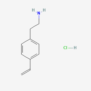 2-(4-Ethenylphenyl)ethan-1-amine hydrochloride