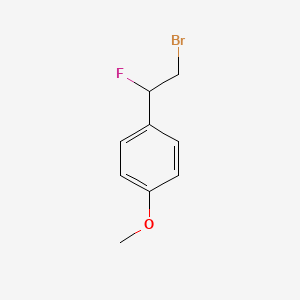 1-(2-Bromo-1-fluoroethyl)-4-methoxybenzene