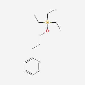 Triethyl(3-phenylpropoxy)silane