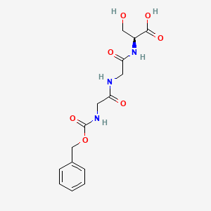 L-Serine,N-[n-[n-[(phenylmethoxy)carbonyl]glycyl]glycyl]-(9ci)