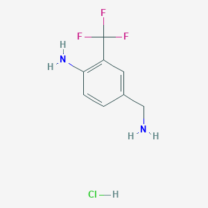 4-(Aminomethyl)-2-(trifluoromethyl)aniline Hydrochloride