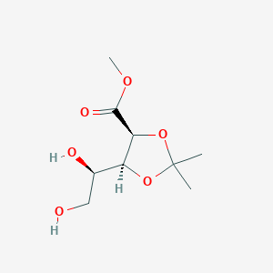 molecular formula C9H16O6 B13820807 methyl (4S,5S)-5-[(1R)-1,2-dihydroxyethyl]-2,2-dimethyl-1,3-dioxolane-4-carboxylate 