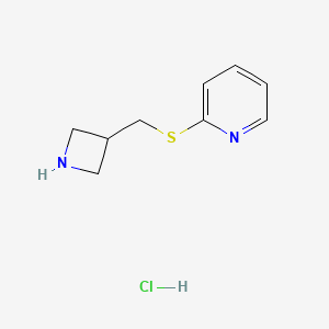 2-((Azetidin-3-ylmethyl)thio)pyridine hydrochloride