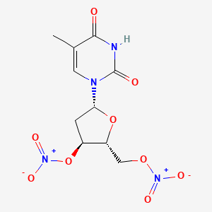 molecular formula C10H12N4O9 B13820849 Thymidine-3',5'-dinitrate 