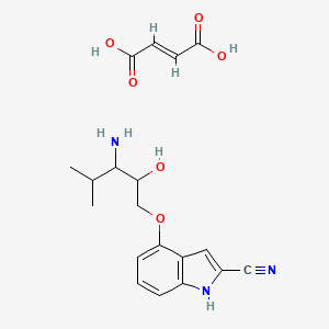 1H-Indole-2-carbonitrile,4-[2-hydroxy-3-[(1-methylethyl)amino]propoxy]-