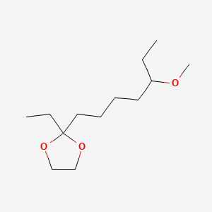 1,3-Dioxolane, 2-ethyl-2-(5-methoxyheptyl)-