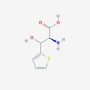 molecular formula C7H9NO3S B13820883 beta-(2-THIENYL)-DL-SERINE 