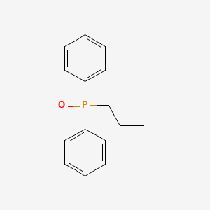 molecular formula C15H17OP B13820896 Propyldiphenylphosphine oxide CAS No. 4252-88-4