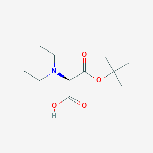 molecular formula C11H21NO4 B13820908 (2R)-2-(diethylamino)-3-[(2-methylpropan-2-yl)oxy]-3-oxopropanoic acid 