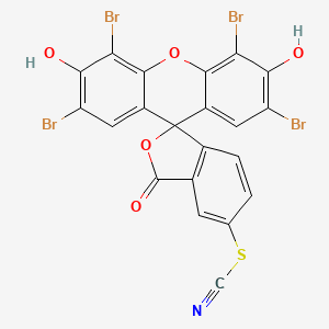 2',4',5',7'-tetrabromo-3',6'-dihydroxy-5-thiocyanato-3H-spiro[isobenzofuran-1,9'-xanthen]-3-one