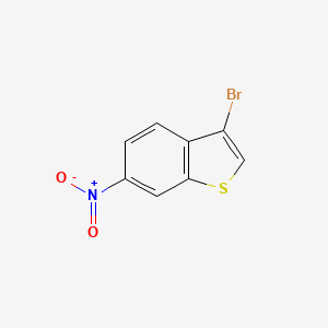 B1382094 3-Bromo-6-nitro-benzo[b]thiophene CAS No. 1263378-11-5