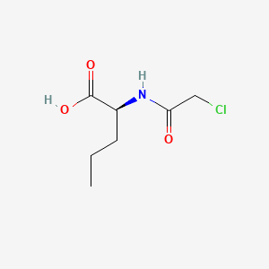 molecular formula C7H12ClNO3 B13820965 Chloroacetyl-L-norvaline 