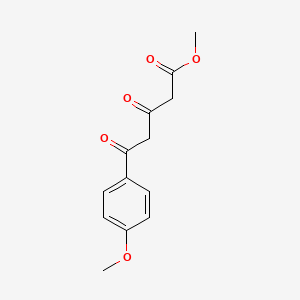 molecular formula C13H14O5 B13821010 Methyl 5-(4-methoxyphenyl)-3,5-dioxopentanoate CAS No. 36568-14-6