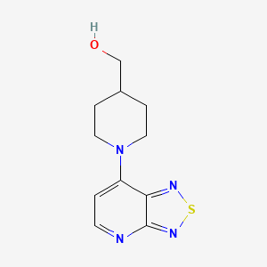 (1-{[1,2,5]Thiadiazolo[3,4-b]pyridin-7-yl}piperidin-4-yl)methanol