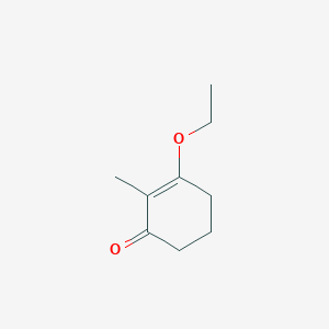 molecular formula C9H14O2 B13821022 3-Ethoxy-2-methyl-2-cyclohexen-1-one CAS No. 20643-20-3