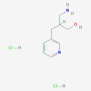 3-Amino-2-(pyridin-3-ylmethyl)propan-1-ol dihydrochloride