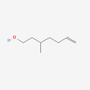 molecular formula C8H16O B13821030 3-Methyl-6-hepten-1-ol CAS No. 4048-32-2